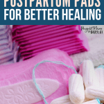 Best postpartum pads to use during your postpartum recovery. Which pads are best for heavy bleeding and how to avoid irritating your already irritated vaginal skin.
