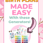 Birth plan generators