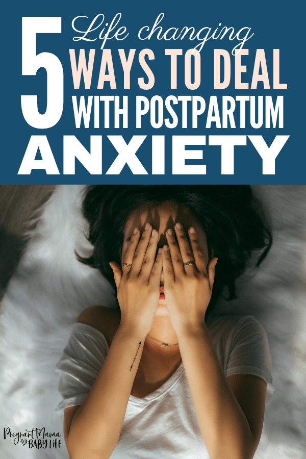 Postpartum anxiety can make you feel like a suffocating mess! You don't have to suffer. There are lots of things you can do to ease the anxiety as a new mom. 