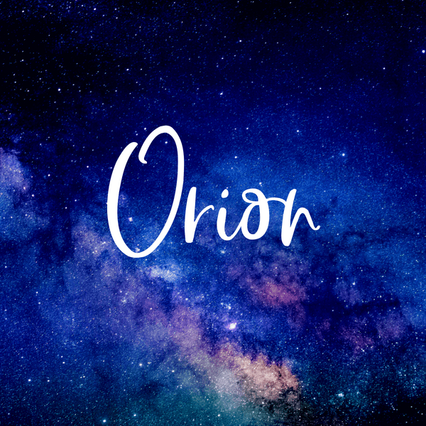 Orion makes a great baby boy space inspired baby name. 