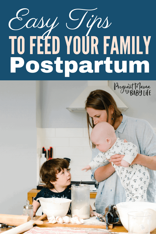 Easy ways to make dinner postpartum, so you can rest and heal during your postpartum recovery. Healthy meal ideas that you can whip up in a snap.