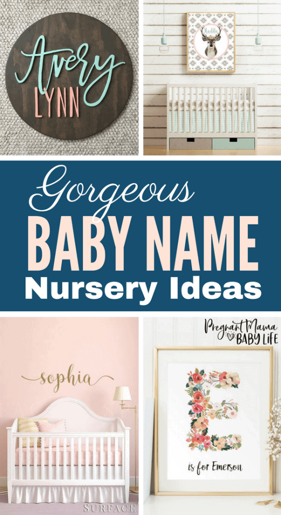 Personalized nursery ideas. Show of your baby name right in your baby's room.Perfect for a baby girls room or a baby boys room.