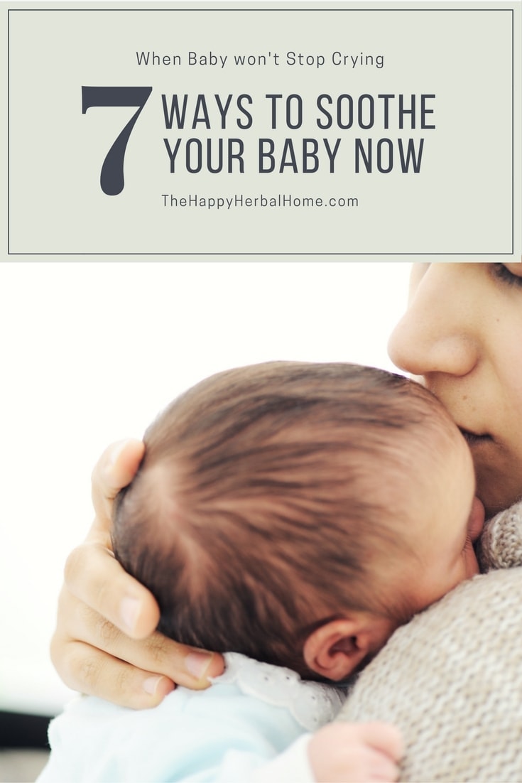 Help your baby to stop crying. Tips and techniques to soothe a fussy baby.