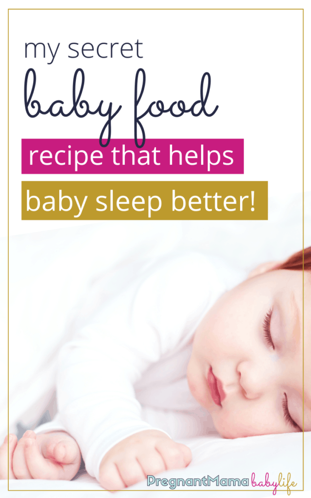 baby oatmeal recipe to sleep