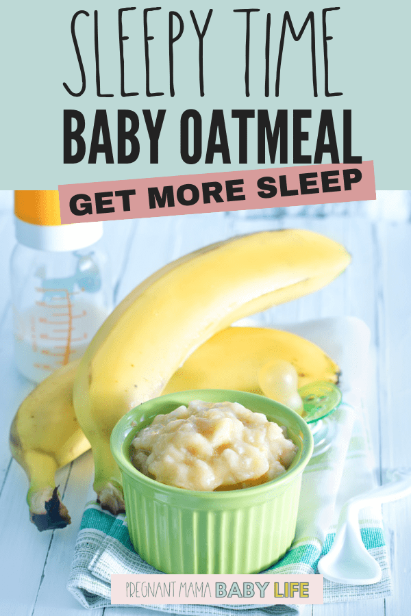 Help baby sleep with this delicious baby food recipe. This oatmeal has lots of good for baby ingredients that will help them get more sleep. 