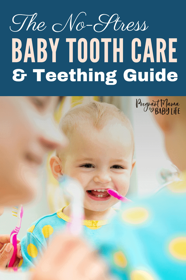 Teething and baby tooth care is nothing to stress over. Easy and simple ways to help a teething baby and care for new baby teeth. How to brush baby teeth.