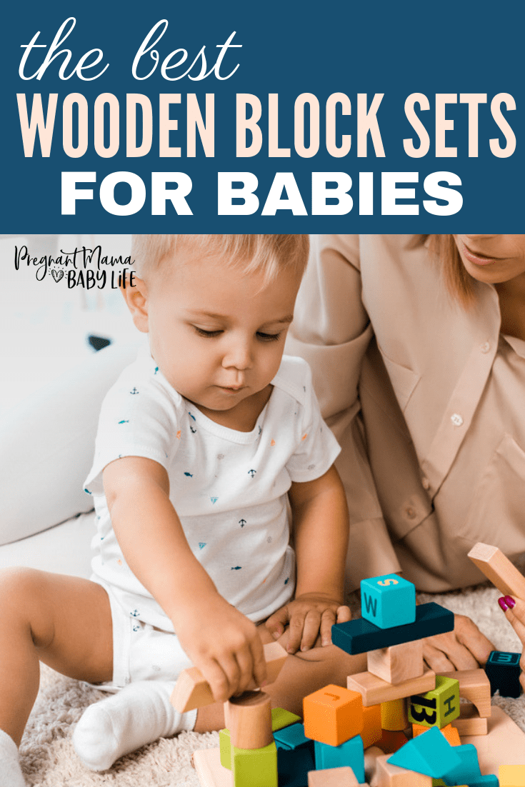 Wooden block sets for baby
