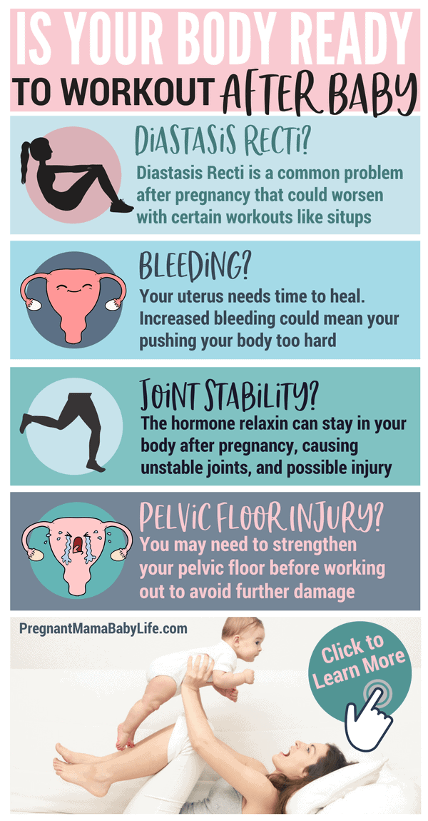 Is your body ready to workout after baby? Things to know before starting your postpartum fitness routine.