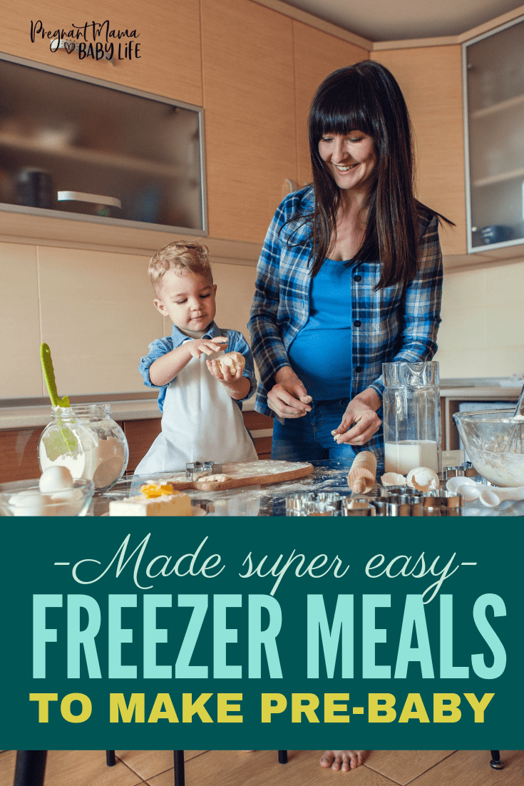 Freezer meals for new moms made super easy! These easy freezer meals. These healthy make ahead meals are perfect for pregnant moms to stock their freezer before baby comes. 