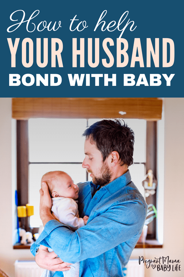 How to Help Dad Bond with the Baby: Even if mom is doing the majority of the housework because he works all day, dads still needs to do things with the baby! Babies need their dad too! Here's how to foster a great relationship between your husband and your babies.