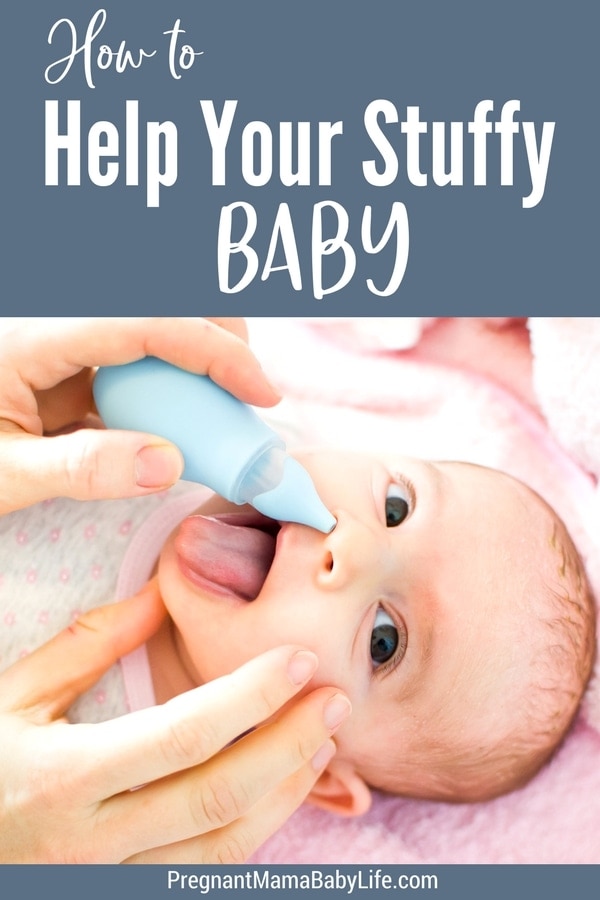 How to help your stuffy nose baby breathe better. Simple tips and tricks to make your sick baby feel better.