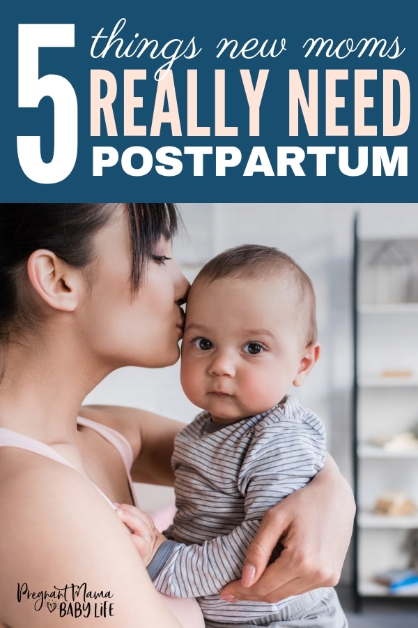 What new moms really need during postpartum. Being a new mom is really hard! Here are a few ways to make the transition into motherhood easier and more enjoyable.