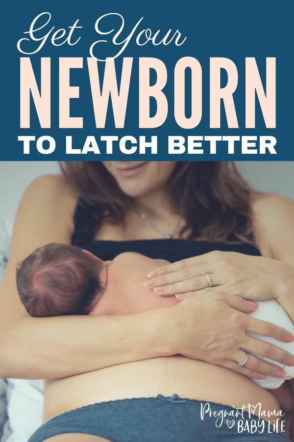 How to get your newborn to latch better. When your starting out breastfeeding, getting a good latch isn't easy. What is a good latch suppose to look like anyway? Here are our best tips for getting your baby to latch to your breast easier, better and with less pain!