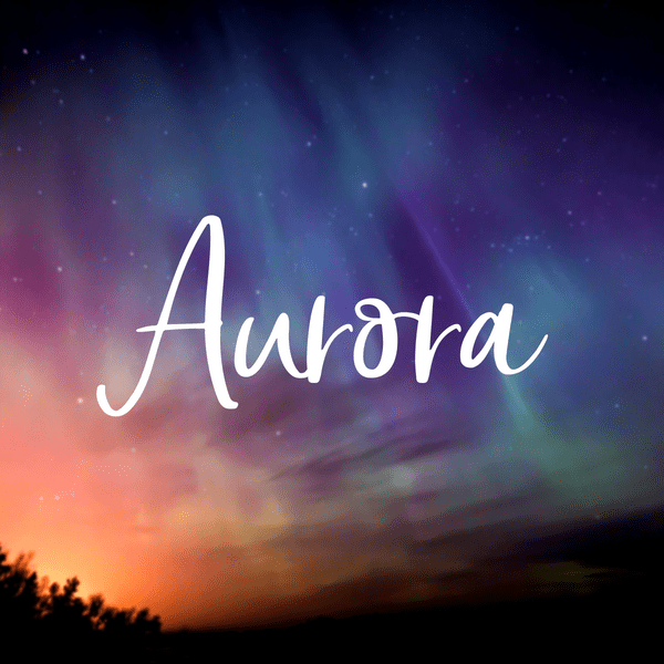 Gorgeous baby girl space names. Aurora is one of my favorites.