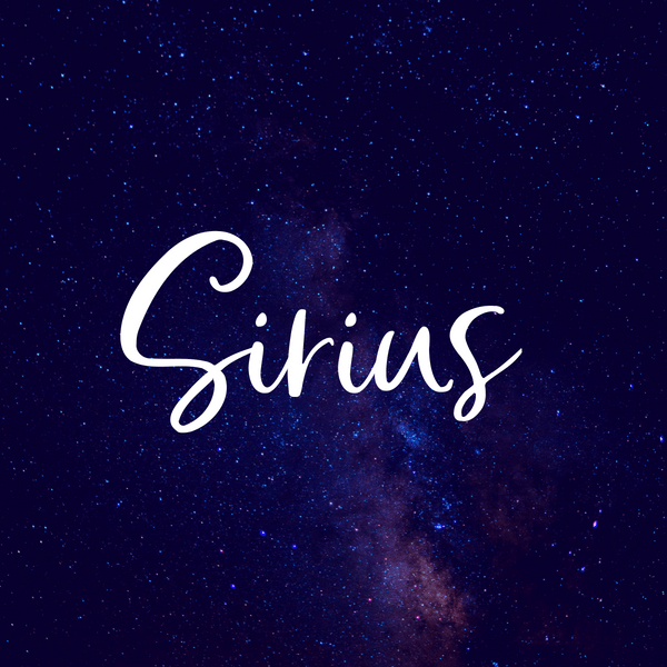 Fantastic space themed baby names. Sirius.