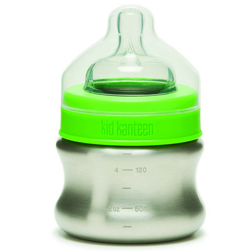 The klean kanteen stainless steel baby bottle.