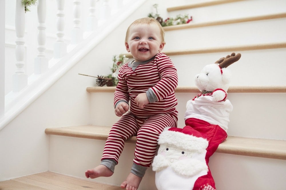 Stocking stuffer ideas for babies and toddlers.