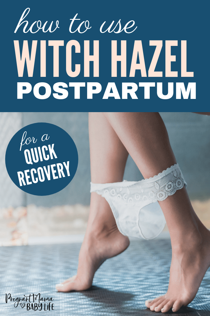 witch hazel pads for after birth